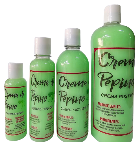 Crema Post-Depilatoria Pepino
