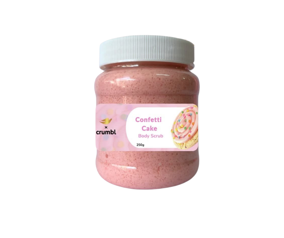Body Scrub Confetti Cake